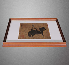 瓮安书画装裱配框服务案例